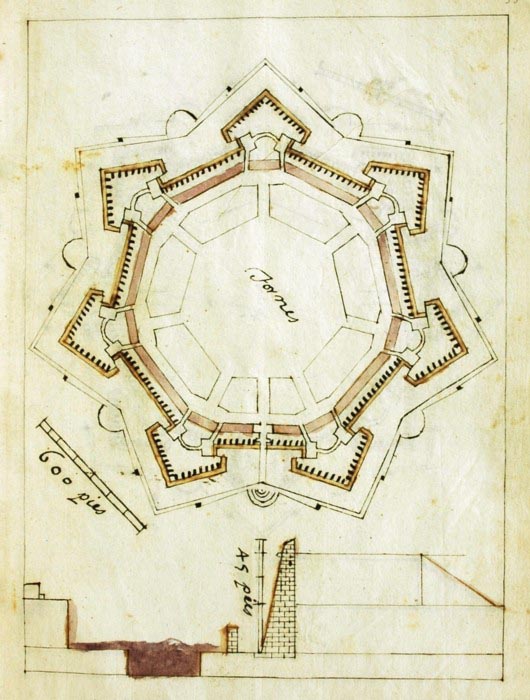 Tratado de arquitectura de Antón Tornés. Siglo XVII - Archivo fotográfico del AHPH