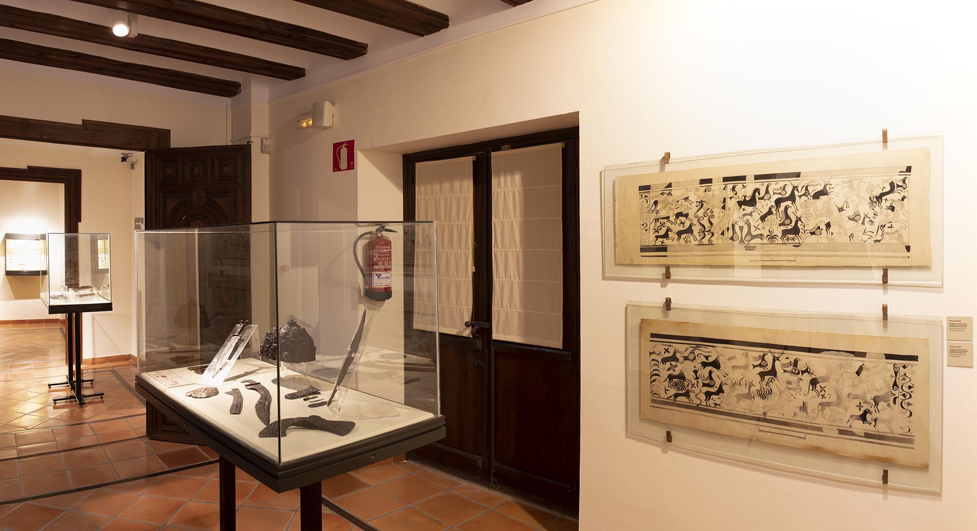 Museo Juan Cabré. Salas dedicadas a la colección arqueológica de Juan Cabré. Foto: Hugo Roglán