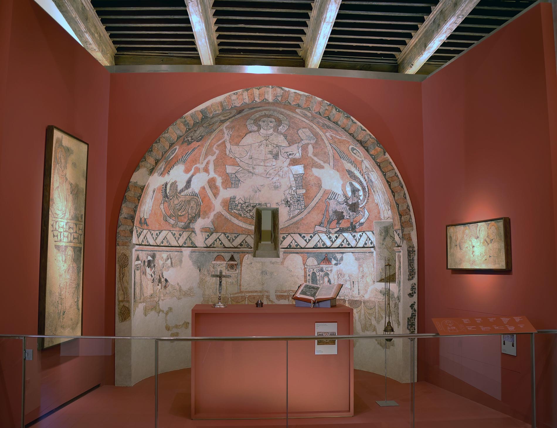Museo Diocesano Barbastro, ábside de Villamana. Foto: Archivo fotográfico del Museo Diocesano Barbastro-Monzón