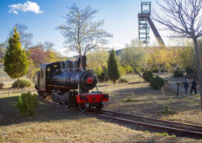 Tren minero Pozo de San Juan. Foto: Museo Minero de Andorra