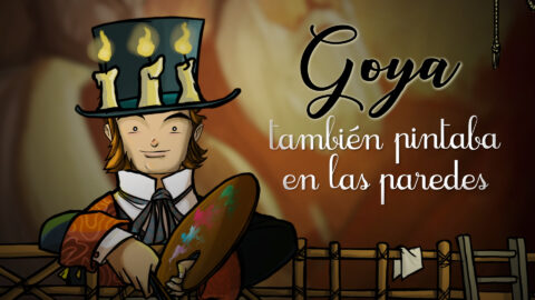 Goya también pintaba en las paredes