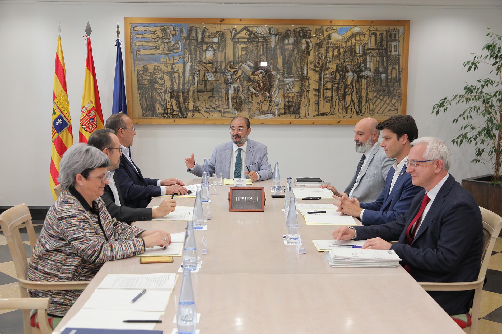 Reunión del Patronato de la Fundación Sinfónica de Aragón. Foto: Gobierno de Aragón, Luis Correas