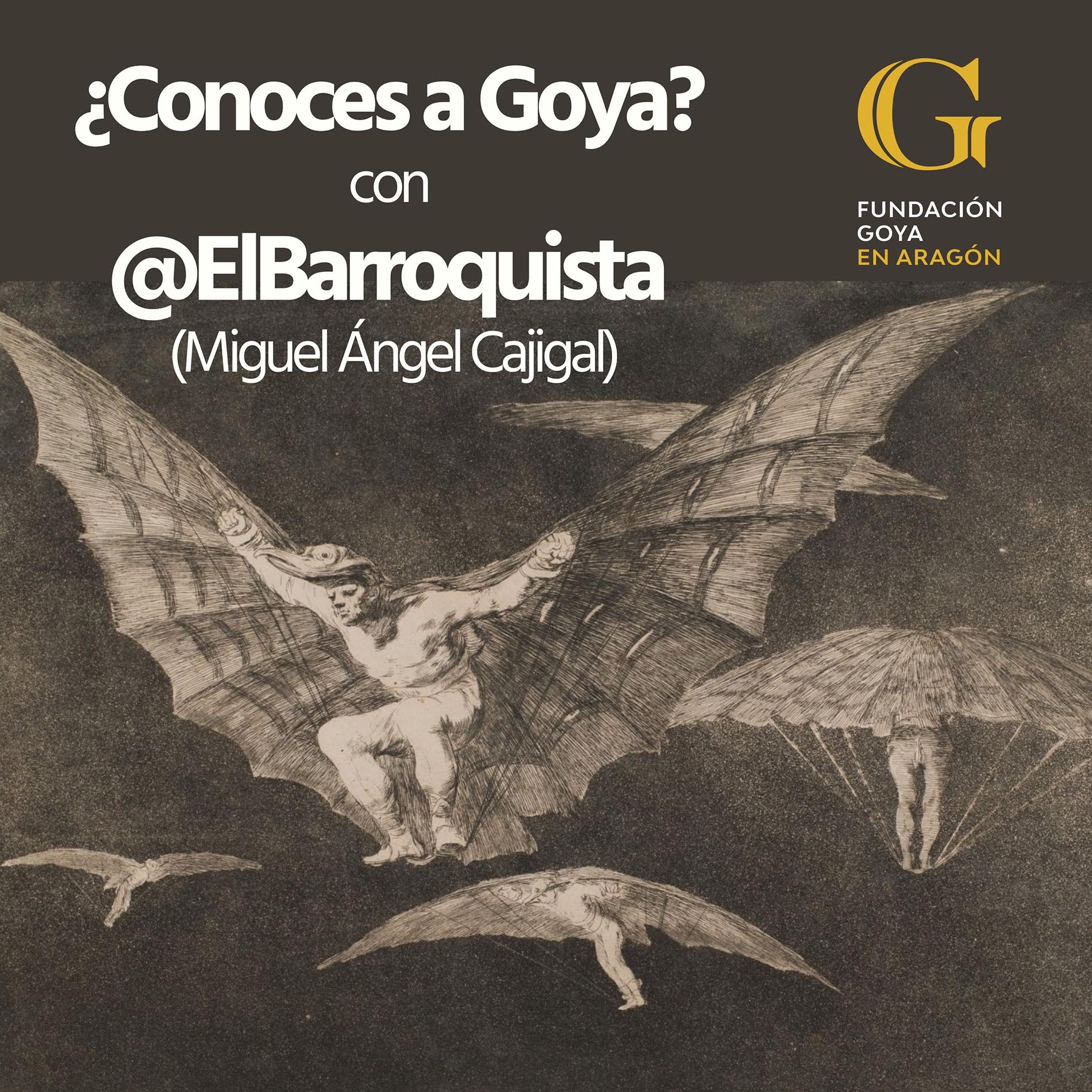 ElBarroquista reflexionará sobre la vida y obra de Goya en el primer podcast de la Fundación Goya en Aragón