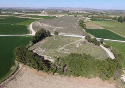 Vista del yacimiento de El Convento, Mallén. Foto: Archivo fotográfico del Gobierno de Aragón