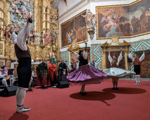 Actuación de jotas en la Cartuja de Aula Dei dentro de la programación 'Aragón, tierra de cultura'